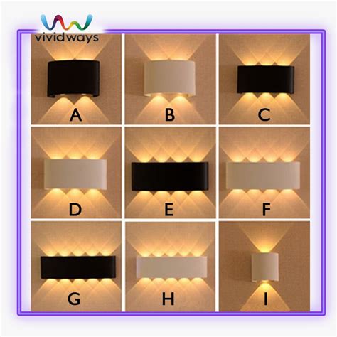 K2 VIVIDWAYS MODERN OUT IN DOOR LED WALL LIGHT AD6606 3000K Shopee