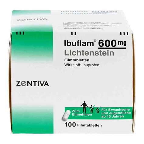 Ibuflam 600mg Lichtenstein 100 Stk Online Kaufen