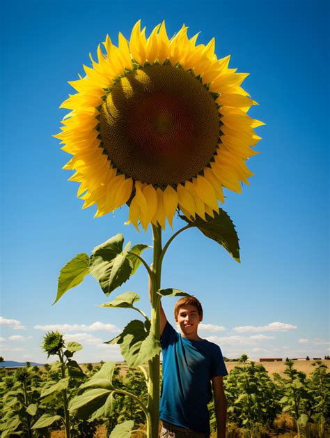 Giant sunflower - Impossible Images - Unique stock images for ...