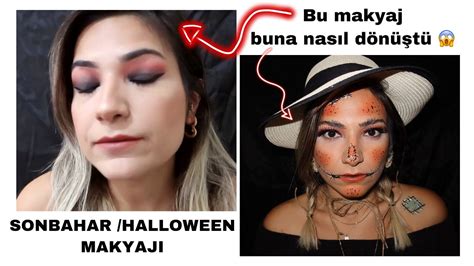 SONBAHAR MAKYAJI CADILAR BAYRAMI MAKYAJI HALLOWEEN YouTube