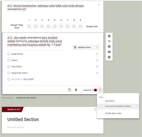 Cara Membuat Kuesioner Di Google Form