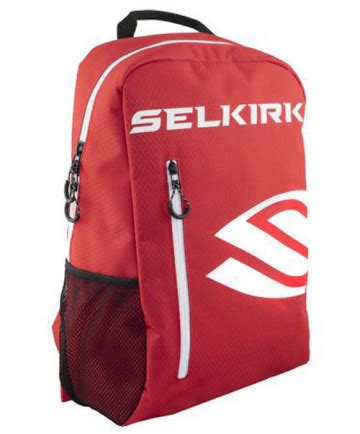 Selkirk Day Pickleball Backpack Bag Red 3620-RED