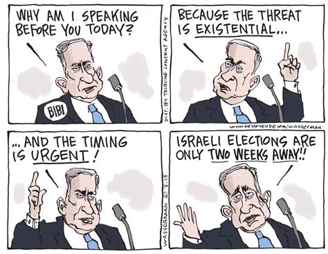 Editorial cartoon: Netanyahu speaks to Congress - The Boston Globe