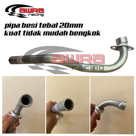 Jual Leher Leheran Knalpot Standar Supra X Kharisma Revo Absolute