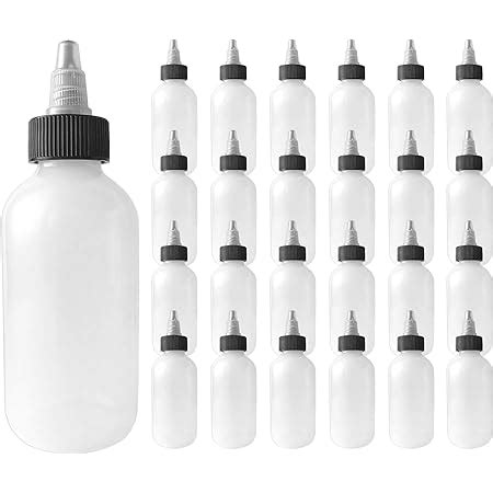 Amazon Ljdeals Oz Plastic Squeeze Bottles Natural Cylinder