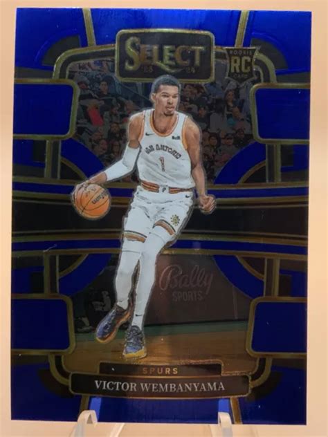 2023 24 PANINI SELECT NBA Victor Wembanyama Blue Concourse Rookie 87