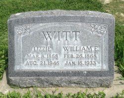 William Witt 1868 1933 Find A Grave Memorial