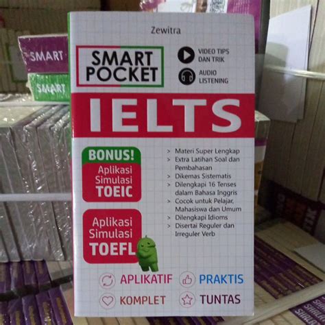 Jual Buku Bahasa SMART POCKET IELTS APLIKATIF KOMPMET PRAKTIS TUNTAS