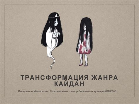 Трансформация жанра Кайдан - online presentation