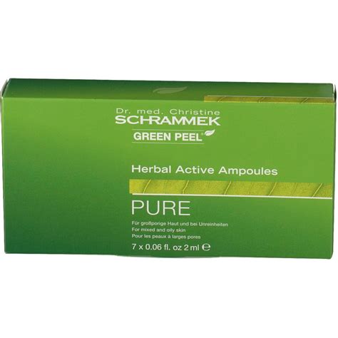 Dr Schrammek Green Peel® Herbal Active Pure 7x2 Ml Shop Apotheke At