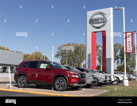 Indianapolis Circa October 2022 Nissan Rogue Display At A Dealership