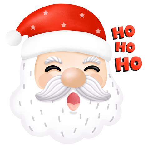 Watercolor Santa Claus Clipart Xmas Png