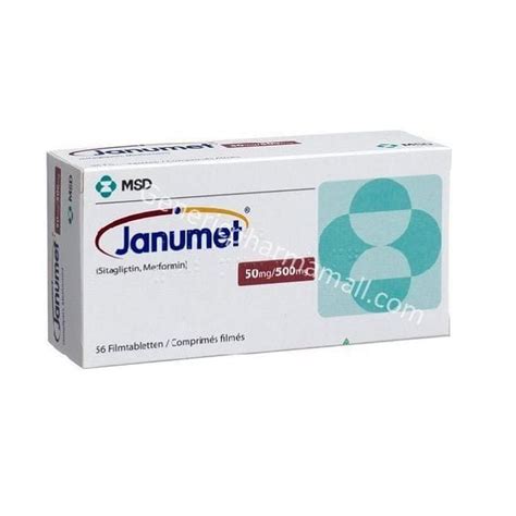 Buy Janumet 50mg/500mg : Combination | Dosage | Side Effects | Price