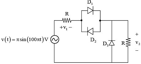 For The Circuit Shown In The Figure Below Assume That Diodes D D