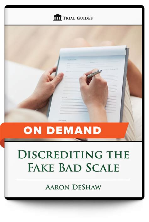discrediting  fake bad scale  demand