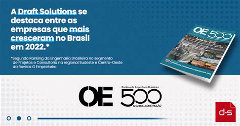 Draft Solutions Foi Reconhecida Como Uma Das Empresas De Engenharia Que