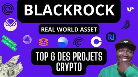 TOP 6 DES PROJETS CRYPTO RWA ACTIFS RÉEL TOKENISÉS BLACKROCK EST