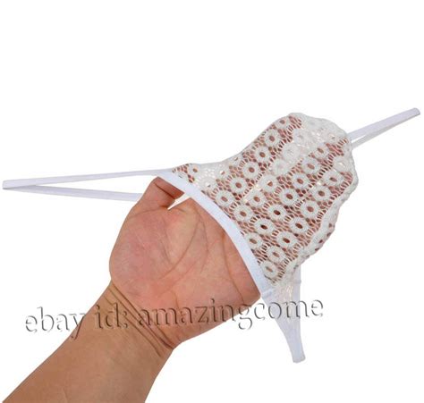 Men Tanga See Through Lace Bikini T Back Underwear Sexy Pouch String Micro Thong EBay