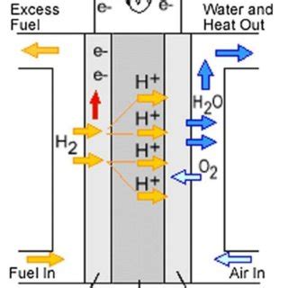 Schematic Representation Of A Molten Carbonate Fuel Cell Mcfc