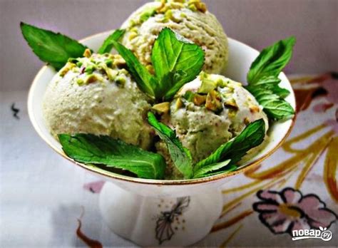 Фисташковое мороженое - пошаговый рецепт с фото на Повар.ру