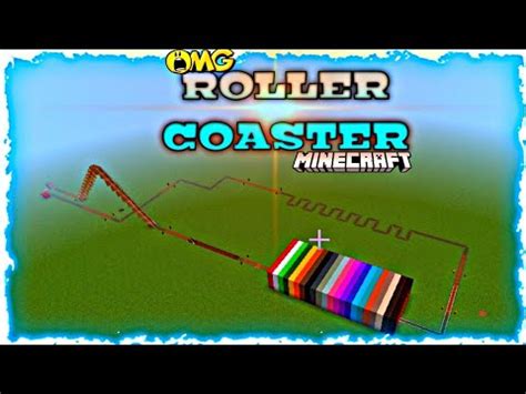 How To Build Roller Coaster Roller Coaster In Minecraft Roller