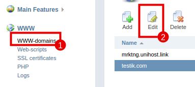 How To Enable Caching For The Domain Unihost FAQ