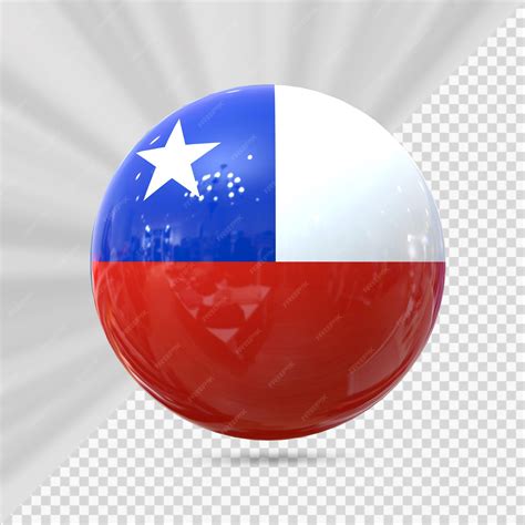 Premium Psd Chile Flag Icon