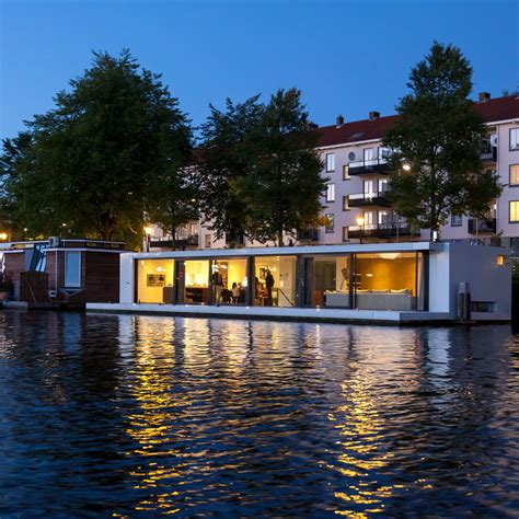 Floating Home By 31 Architects Moored On Amsterdam River