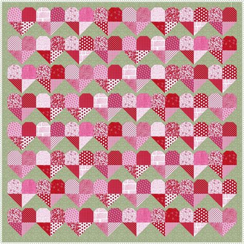 Love Quilt Pattern Download - Etsy