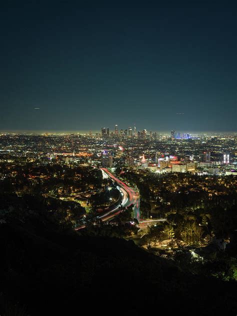 LA Downtown at Night Photograph by Matthew Deere - Fine Art America