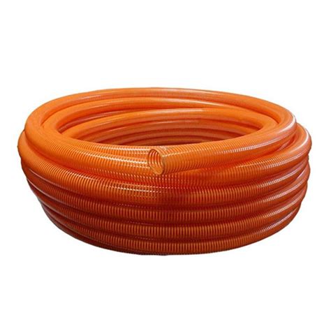 Mangueira Pvc Suc O E Descarga Pesado Sp Laranja Spiraflex Brasil