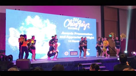 CheerForce SG Cheerleading Performance At Chingay Appreciation Dinner