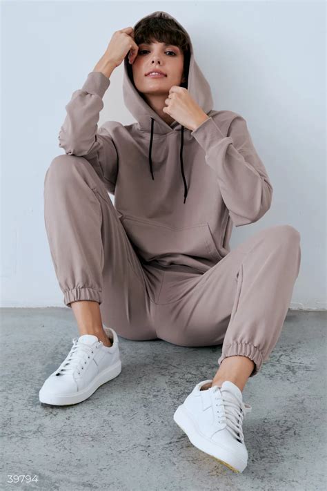 Стильный костюм с толстовкой (арт. 39794) ♡ интернет-магазин Gepur
