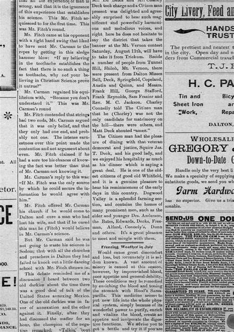 North Georgia Citizen Dalton Ga 1868 1924 August 02 1900 Image