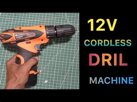 Buildskill Dril Machin Unboxing V Li Ion Cordless Dril Machin