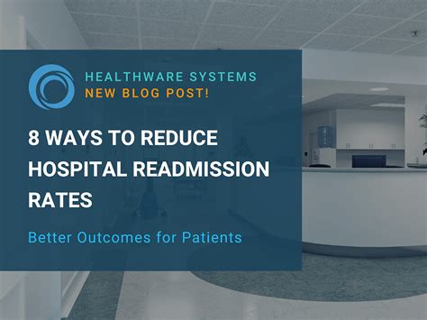 8 Ways To Reduce Hospital Readmission Rates