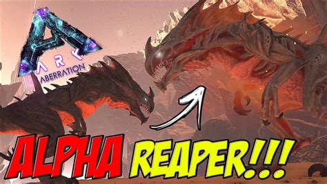 ENCONTREI UM ALPHA REAPER KING NA SUPERFICIE ARK ABERRATION 18