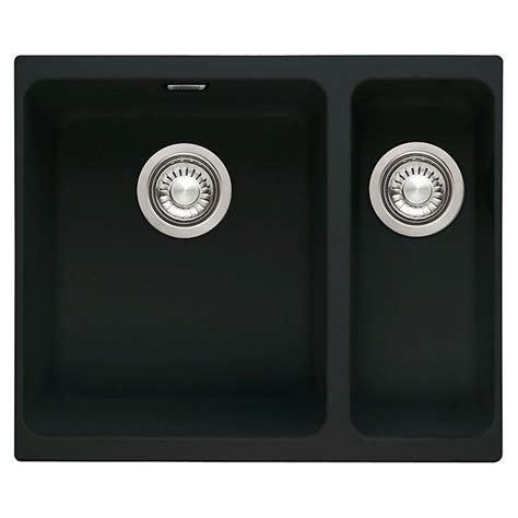 Franke Kubus Kbg160 On Kubus 15 Bowl Fragranite Undermount Sink Onyx