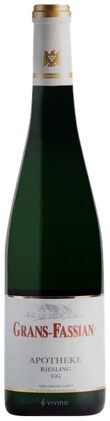 Grans Fassian Apotheke Riesling GG VDP Grosse Lage Vivino US