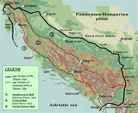 Dinaric Alps Ancient Greece Map - The Ozarks Map