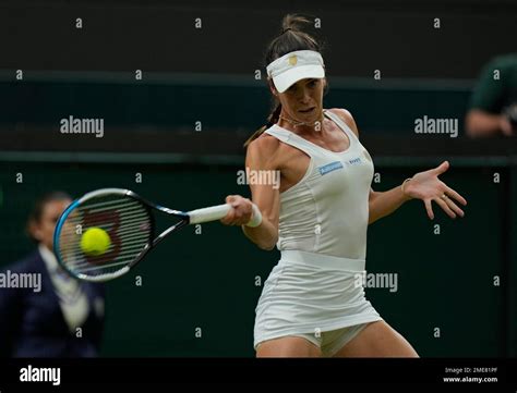 Australias Ajla Tomljanovic Plays A Return To Britains Emma Raducanu