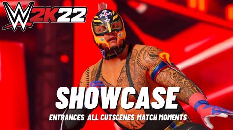 WWE 2K22 REY MYSTERIO S SHOWCASE WITH ENTRANCES PS5 4K 60FPS HDR