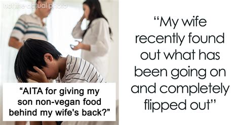 Mom Freaks Out After Finding Out Her Son Has Been Getting Non Vegan Snacks From Dad Bored Panda