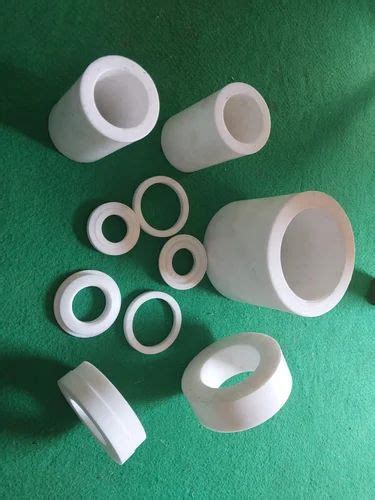 White Round Teflon Preciaion Machined Components Inner Diameter Mm