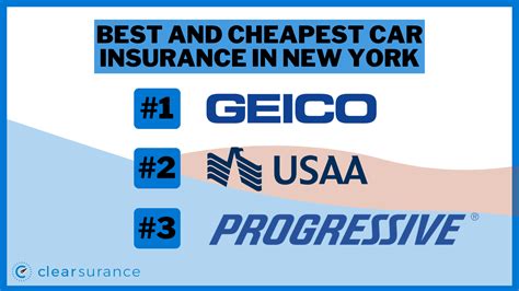 Best And Cheapest Car Insurance In New York For 2024 Clearsurance