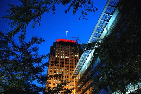 Evening at PPL Plaza - Allentown PA - High Places - Horiz Photograph by Jacqueline M Lewis ...