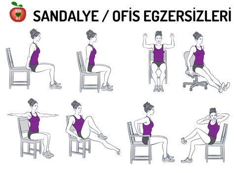 Sandalye Ofis Egzersizleri Bu Egzersizleri Yerinizden Kalkmadan