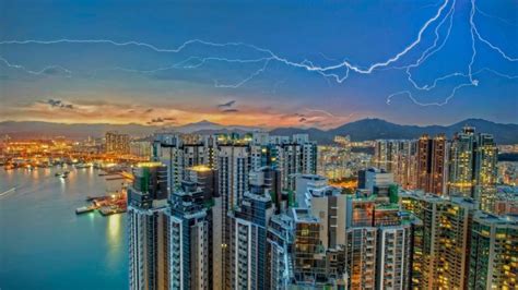 cityscape, Lightning Wallpapers HD / Desktop and Mobile Backgrounds