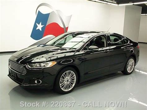 Purchase Used 2013 Ford Fusion Se Ecoboost Sunroof Heated Leather 16k Texas Direct Auto In