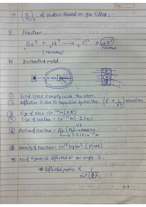 Solution Atomic Structure Short Notes Class Jee Mains Advance Neet